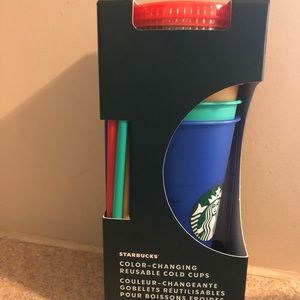 Color changing reusable cup